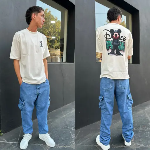 JEANS CARGO CABALLERO