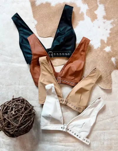 Cropped Ecocuero Ajustable